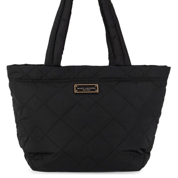 Marc Jacobs black quilted tote bag with zip closure - Picture 7 of 7